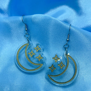 Christmas Moonlight Earrings