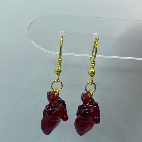 Anatomical Heart Earrings