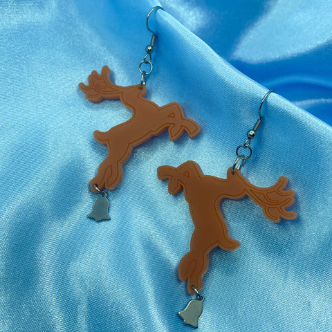 Christmas Reindeer Earrings